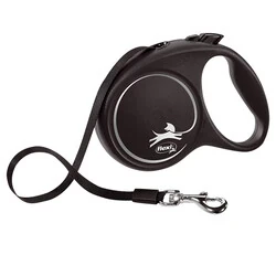 Flexi Siyah Design Otomatik Şerit Gezdirme Large 5 Mt