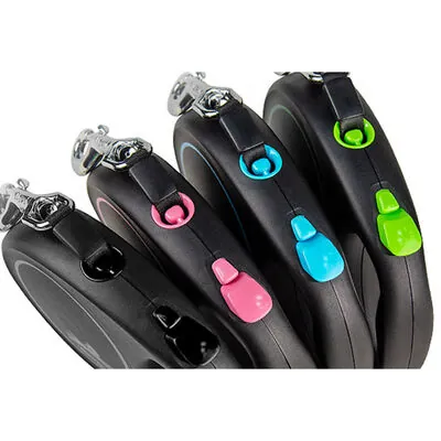 Flexi Siyah Design Otomatik Şerit Gezdirme Large 5 Mt - 4