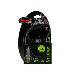 Flexi Siyah Design Otomatik Şerit Gezdirme Small 5 Mt - 1