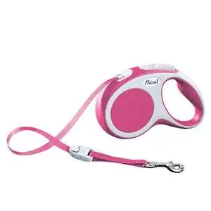 Flexi Vario Small Şeritli 5 Metre Pembe
