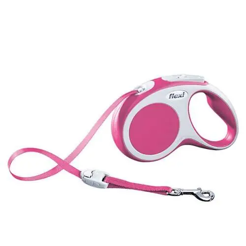 Flexi Vario Small Şeritli 5 Metre Pembe - 1