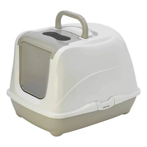 Moderna Flip Kapalı Kedi Tuvaleti 50 cm Gri