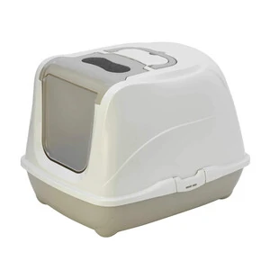 Moderna Flip Kapalı Kedi Tuvaleti 50 cm Gri - 2