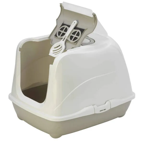 Moderna Flip Kapalı Kedi Tuvaleti 50 cm Gri - 3
