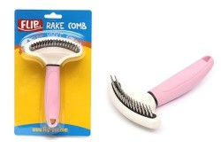 Flip Plastik Saplı Keçe Açma Tırmığı 10.5 * 16 Cm