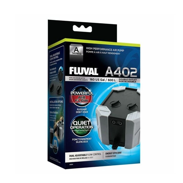 Fluval Air 402 Hava Motoru Çift Çıkışlı - 1