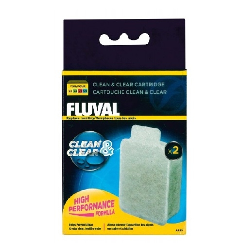 Fluval U filtre  Clean Clear Kartuş, 2 Li Paket - 1