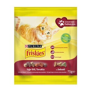 Friskies Sığır Etli Tavuklu Kedi Maması 75 Gr