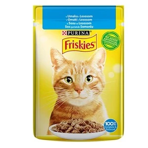 Friskies Somonlu Sos İçerisinde Yaş Kedi Maması 85 Gr