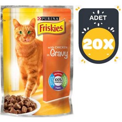 Friskies Tavuklu Yaş Kedi Maması 85 GR * 20 Adet
