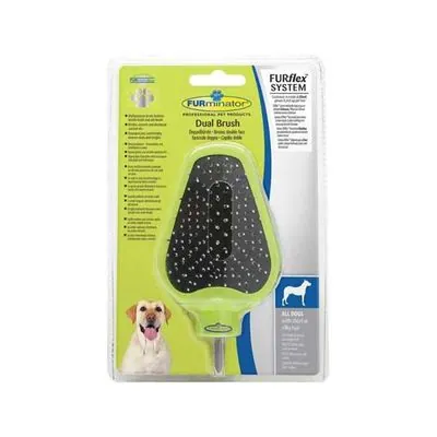 Furminator Dual Brush Çift Taraflı Köpek Tarağı Başlık - 1