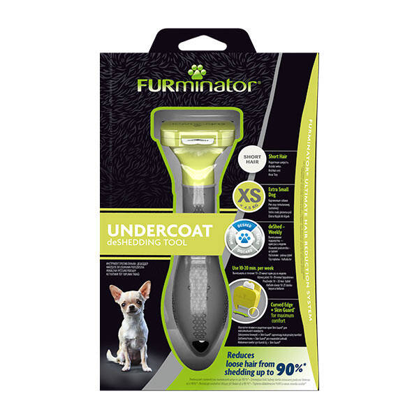 Furminator Kısa Tüylü Mini Irk Köpek Tüy Alma Tarağı XS - 1