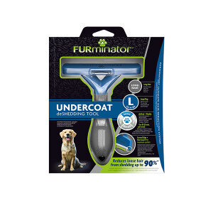 Furminator Köpek Tarağı - Uzun Tüylü Büyük Irk Köpekler için - L