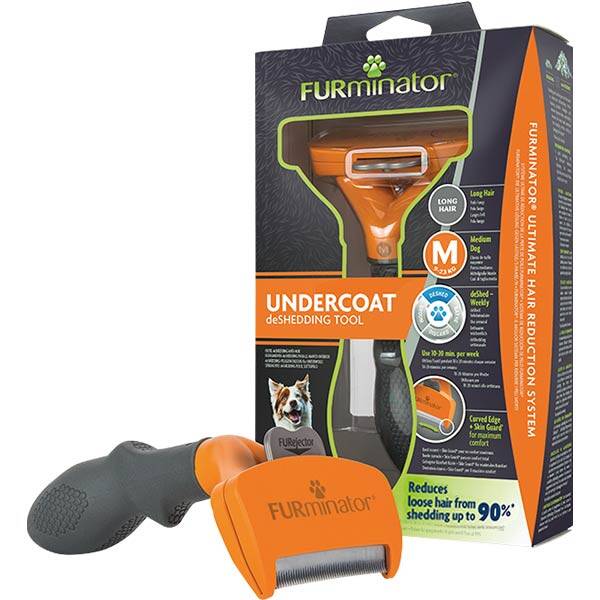 Furminator Uzun Tüylü Orta Irk Köpek Tüy Alma Tarağı M - 2