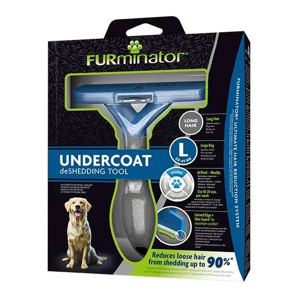 Furminatör Uzun Tüylü Köpekler İçin Tarak Large - 1