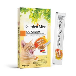 GARDEN MIX KEDİ KREMASI ÖRDEK+MALT 15GR*5