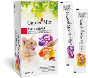 Garden Mıx Kedi Kreması Xxl Somon+ördek 15gr