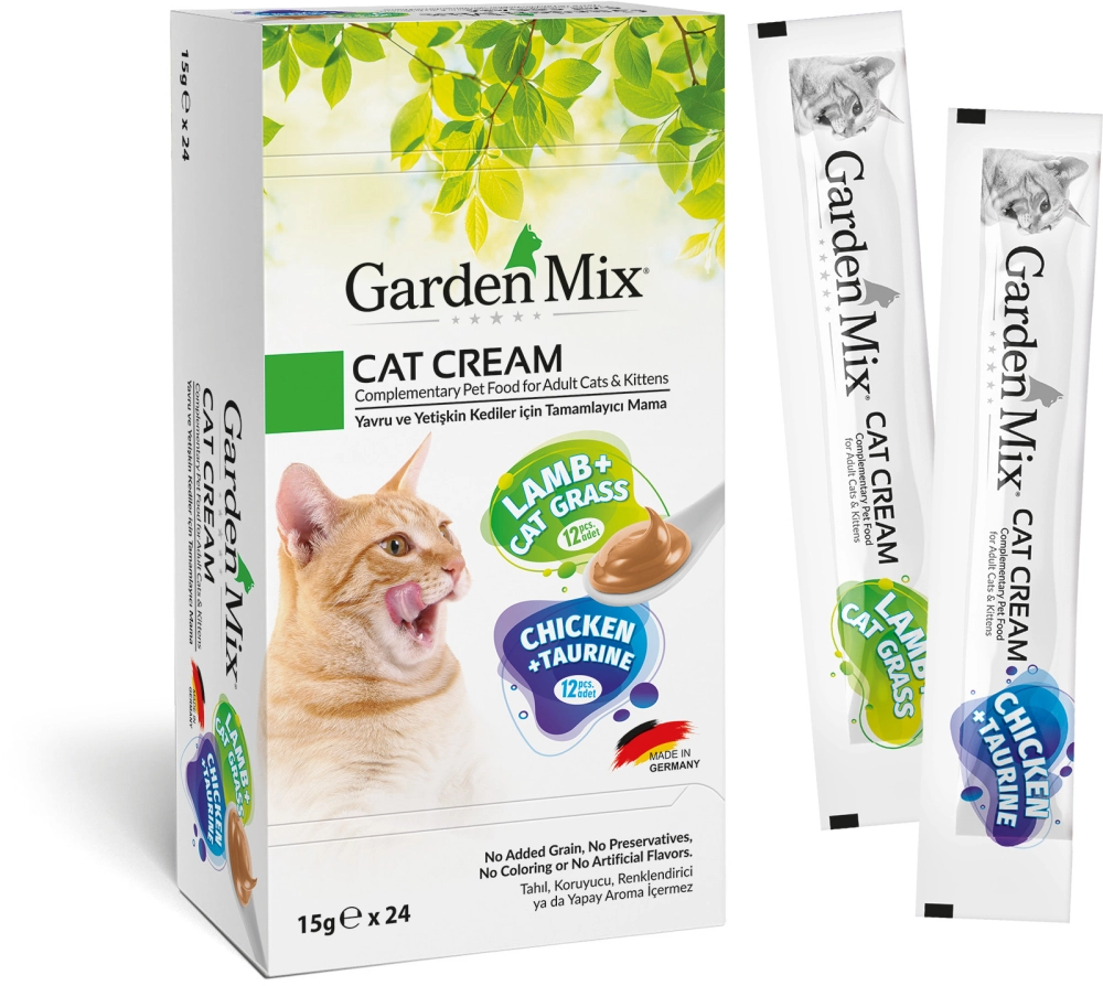 Garden Mıx Kedi Kreması Xxl Tavuk+kuzu 15gr - 1