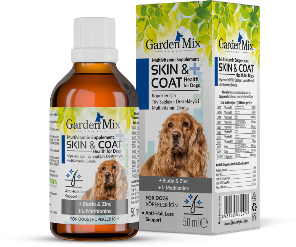 Gardenmix Köpekler İçin Tüy Bakımını Destekleyen Damla 50 ml - 1