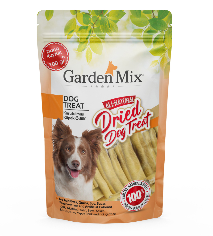 Gardenmix Kurutulmuş Dana Kuyruğu Köpek Ödül Maması 100 g - 1