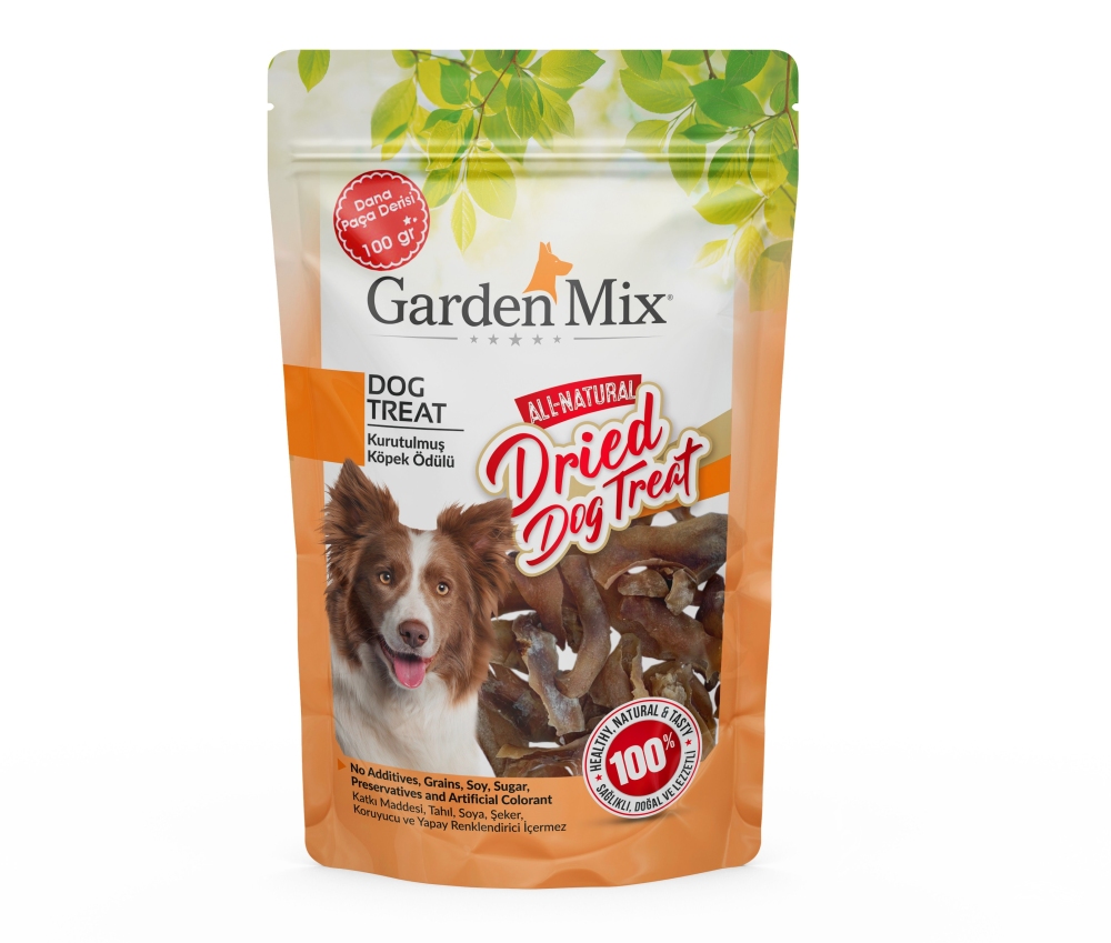 Gardenmix Kurutulmuş Dana Paça Derisi Köpek Ödül Maması 100 g - 1