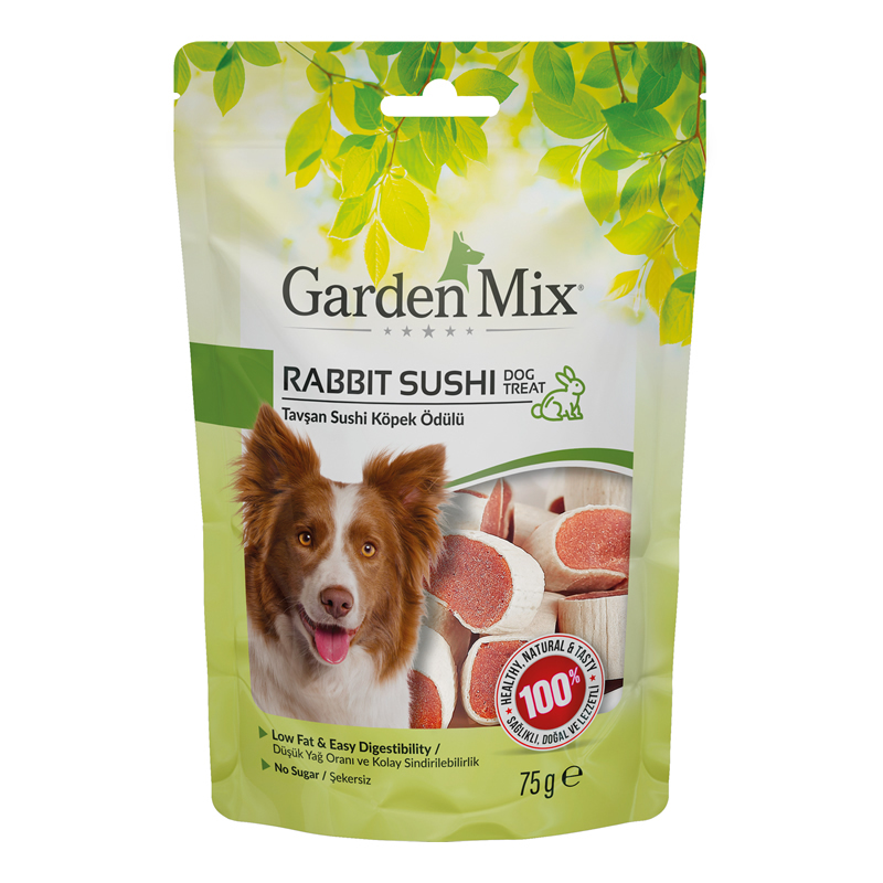 Gardenmix Tavşanlı Suşi Köpek Ödül Maması 75 g - 1