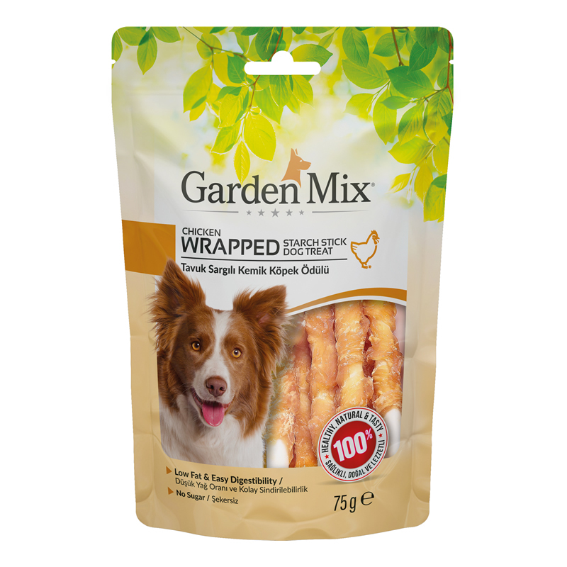 Gardenmix Tavuk Sargılı Kemik Köpek Ödül Maması 75 g - 1