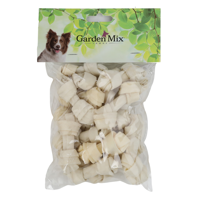 Garden Mix Beyaz Düğümlü Derı Kemık 2,5-3” – 20'lı - 1