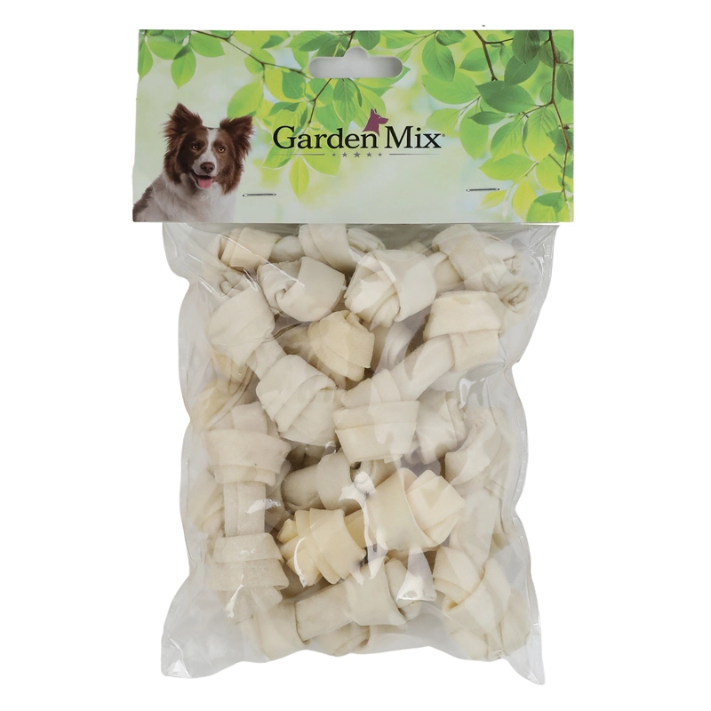 Gardenmıx Beyaz Düğümlü Derı Kemık 2,5-3” – 20'lı - 1