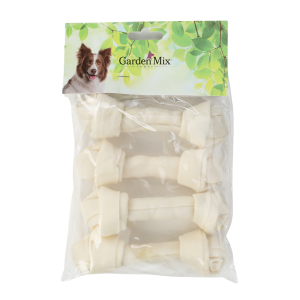Garden Mix Beyaz Düğümlü Derı Kemık 5-5,5” – 4'lü