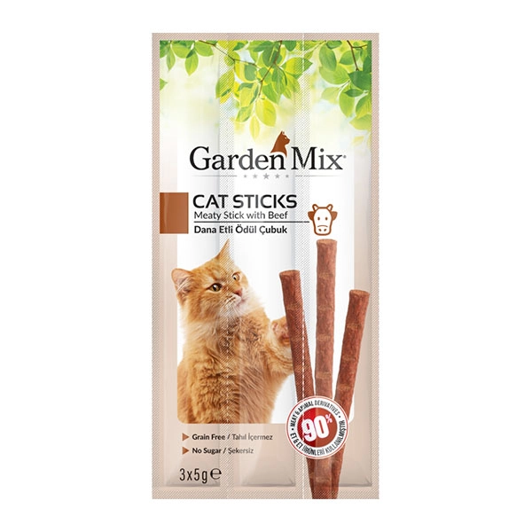 Gardenmix Dana Etli Kedi Stick Ödül 3x5 g - 1