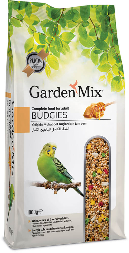 Gardenmix Platin Ballı Muhabbet Kuşu Yemi 1 kg - 1