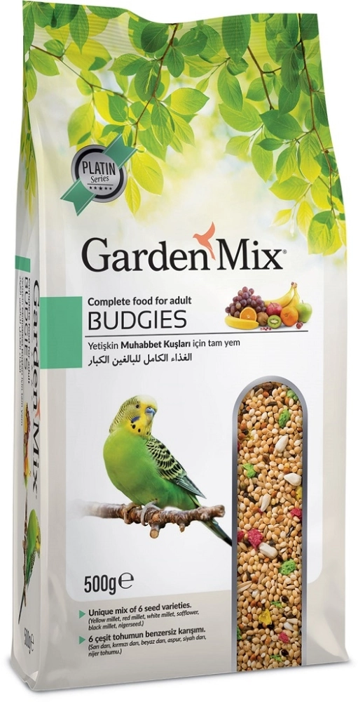 Gardenmix Platin Meyveli Muhabbet Kuşu Yemi 500 gr - 2