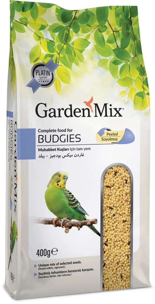 Gardenmix Platin Soyulmuş Muhabbet Kuşu Yemi 400 gr - 1