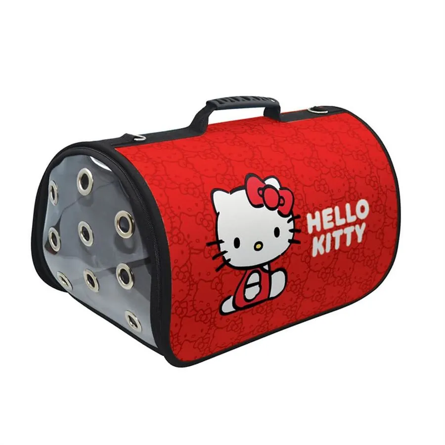 Hello Kitty Kedi Taşıma Çantası Büyük Boy Kırmızı - 1