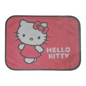 Hello Kitty Çift Katmanlı Dikdörtgen Kedi Kumu Paspası Pembe