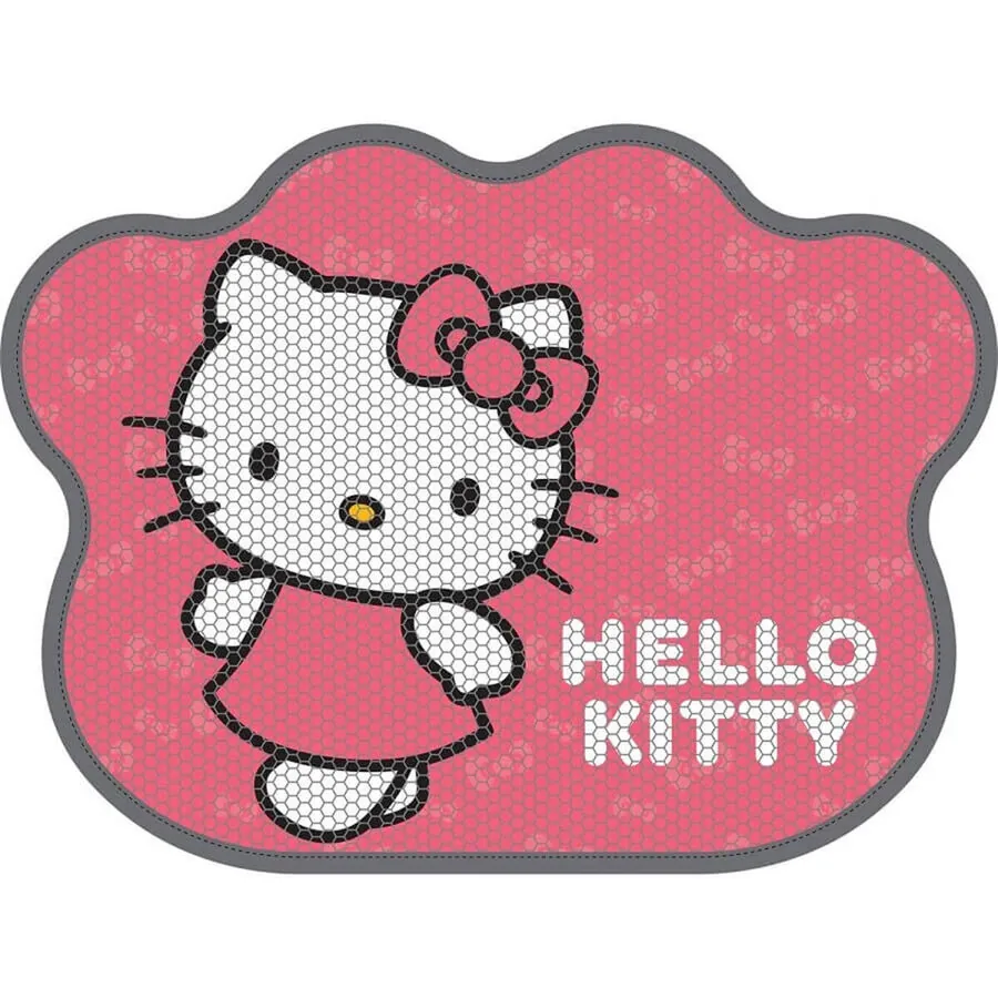 Hello Kitty Patili Kedi Paspası Pembe - 1