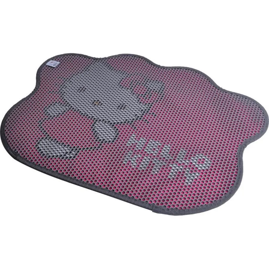 Hello Kitty Patili Kedi Paspası Pembe - 2