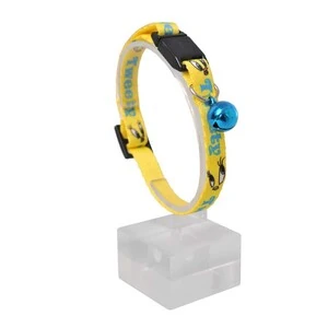 Tweety Kedi Boyun Tasması 1 Cm Sarı - 3