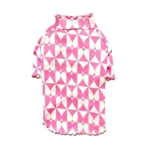 GC-2430 BABYISH PEMBE KALPLİ KOLSUZ TİŞÖRT S