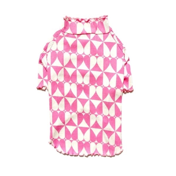 GC-2430 BABYISH PEMBE KALPLİ KOLSUZ TİŞÖRT S - 1