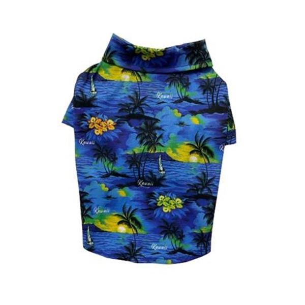 GC-2546 HAWAI BLUE GÖMLEK  S - 1