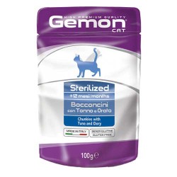 Gemon Kısır Kediler İçin Tuna Balıklı Yaş Mama 100 GR