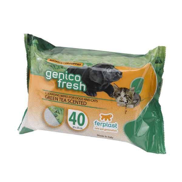 GENICO FRESH KEDİ-KÖPEK ISLAK MENDİL / YEŞİL ÇAY - 1