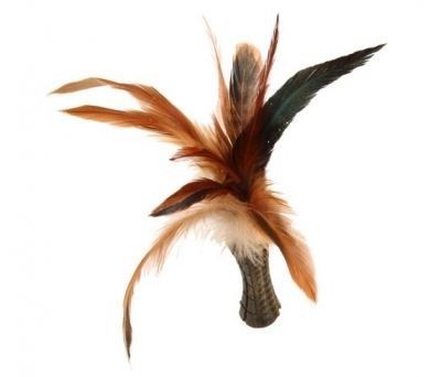 GiGwi Catnipli Doğal Tüylü Kahverengi Kedi Oyuncağı 22 Cm - 3