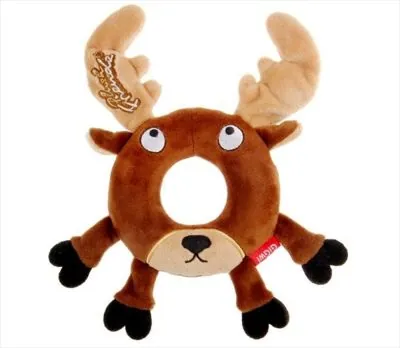 Gigwi Plush Friendz Sesli Simit Geyik Peluş Köpek Oyuncağı - 1