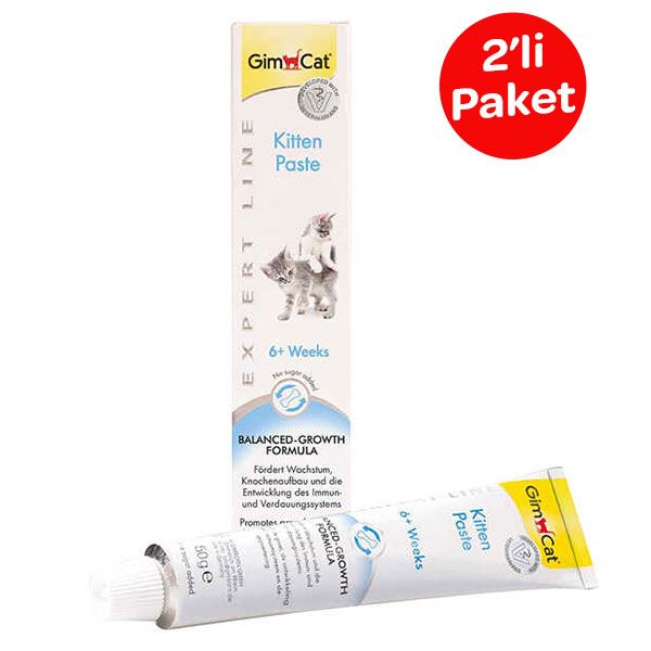 GimCat Kitten Yavru Kedi Vitamin Macunu 50 g (2'li Paket) - 1