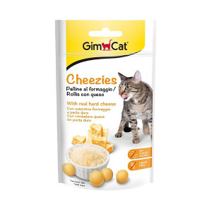 GimCat Cheezies Peynirli Tahılsız Kedi Ödül Maması 50 g