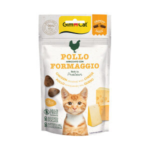 GimCat Crunchy Snack Tavuk & Peynirli Kedi Ödül Maması 50 g