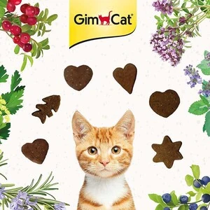 Gimcat Crunchy Snacks Ördek ve Kedi Otlu Tahılsız Kedi Ödülü 50 gr - 3